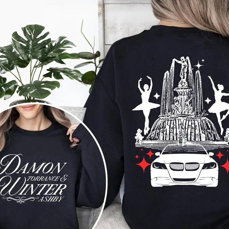 Devils Night Sweatshirt, Thunder Bay Hoodie, Damon Torrance, Penelope Douglas, Killswitch Book, Reader, Book Shirt, Bookish Gift, Dark Romance Unisex Soft Comfort Crewneck Pullover Long Sleeves Graphic Fabric Sweater