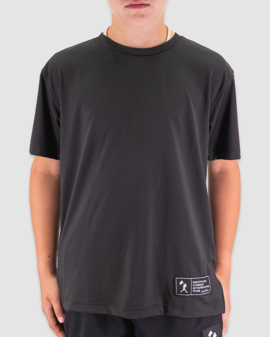 Diamond Flex Lite Oversized Training Tee (Black) - Youth Hoodie, Sweatshirt | CoreVibeTees.com (Image 2)