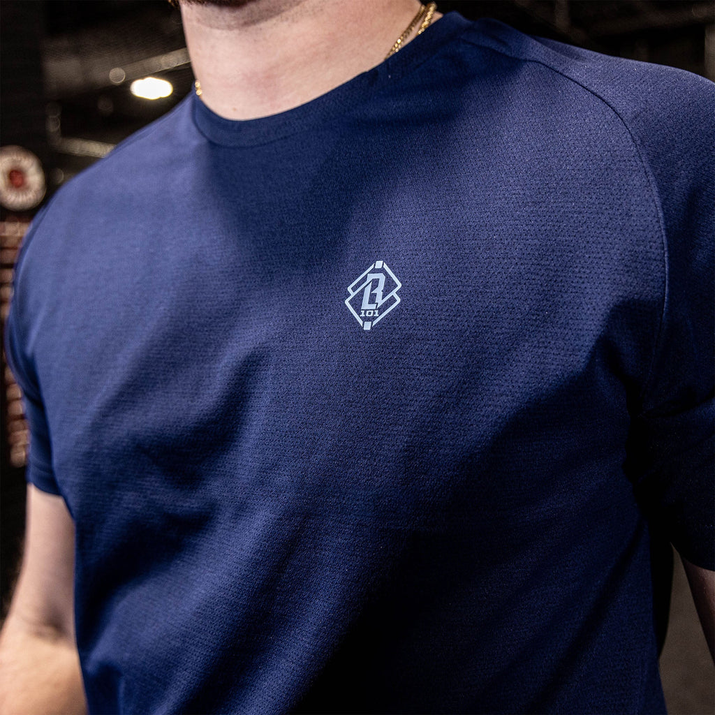 Diamond Tech Youth Tee - Navy/Light Blue Hoodie, Sweatshirt | CoreVibeTees.com (Image 3)