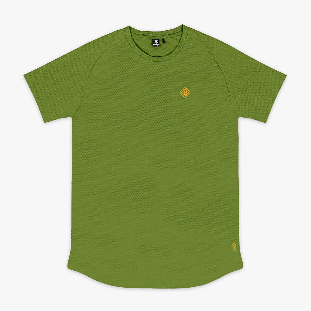 Diamond Tech Youth Tee - Olive Green/Orange Hoodie, Sweatshirt | CoreVibeTees.com (Image 1)