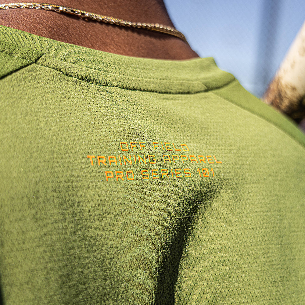 Diamond Tech Youth Tee - Olive Green/Orange Hoodie, Sweatshirt | CoreVibeTees.com (Image 4)