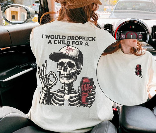 Diet Dr Pepper Shirt Diet Dr Pepper Skeleton Shirt Diet Dr Pepper Soda Gift For Her Gift For Him Trendy Graphic Tee Halloween Gift  T-shirt, sweater and Hoodie