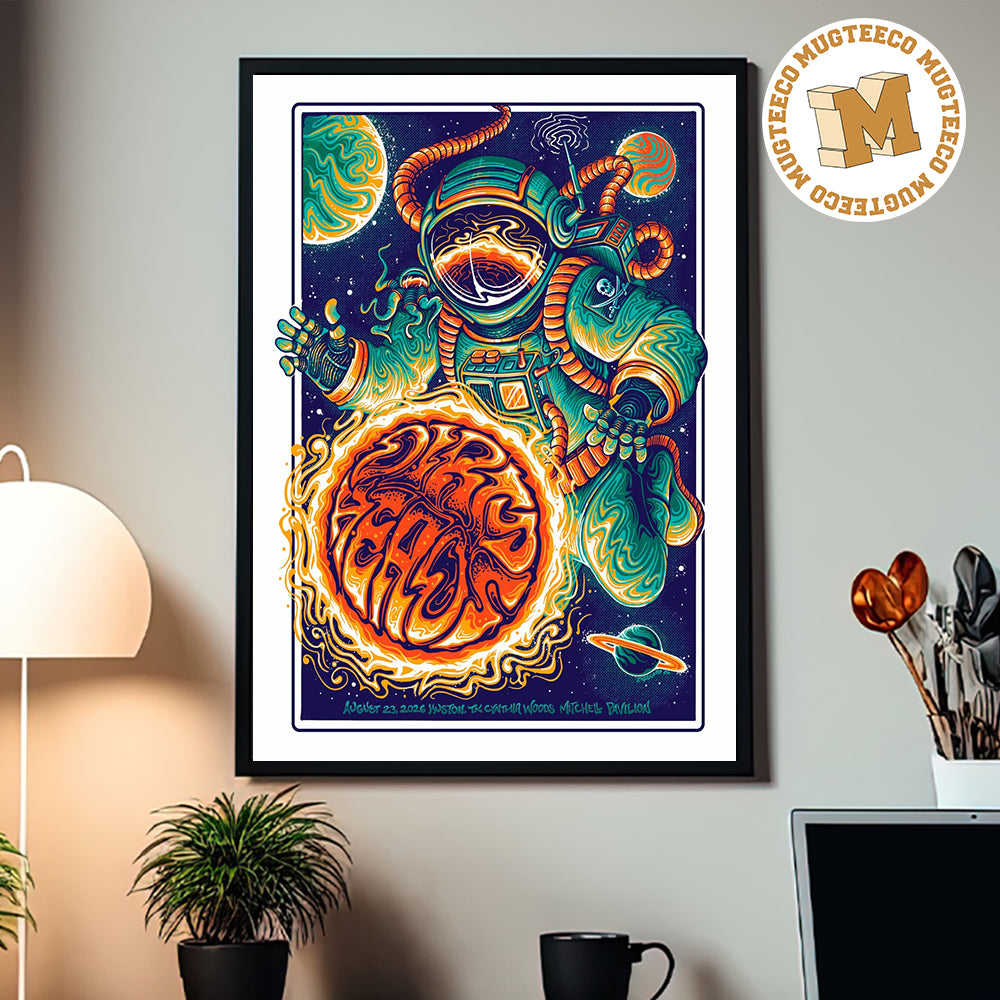 Dirty Heads Woodlands TX 2026 Event Poster At The Cynthia Woods Mitchell Pavilion On August 23 2026 Home Decor Poster Canvas