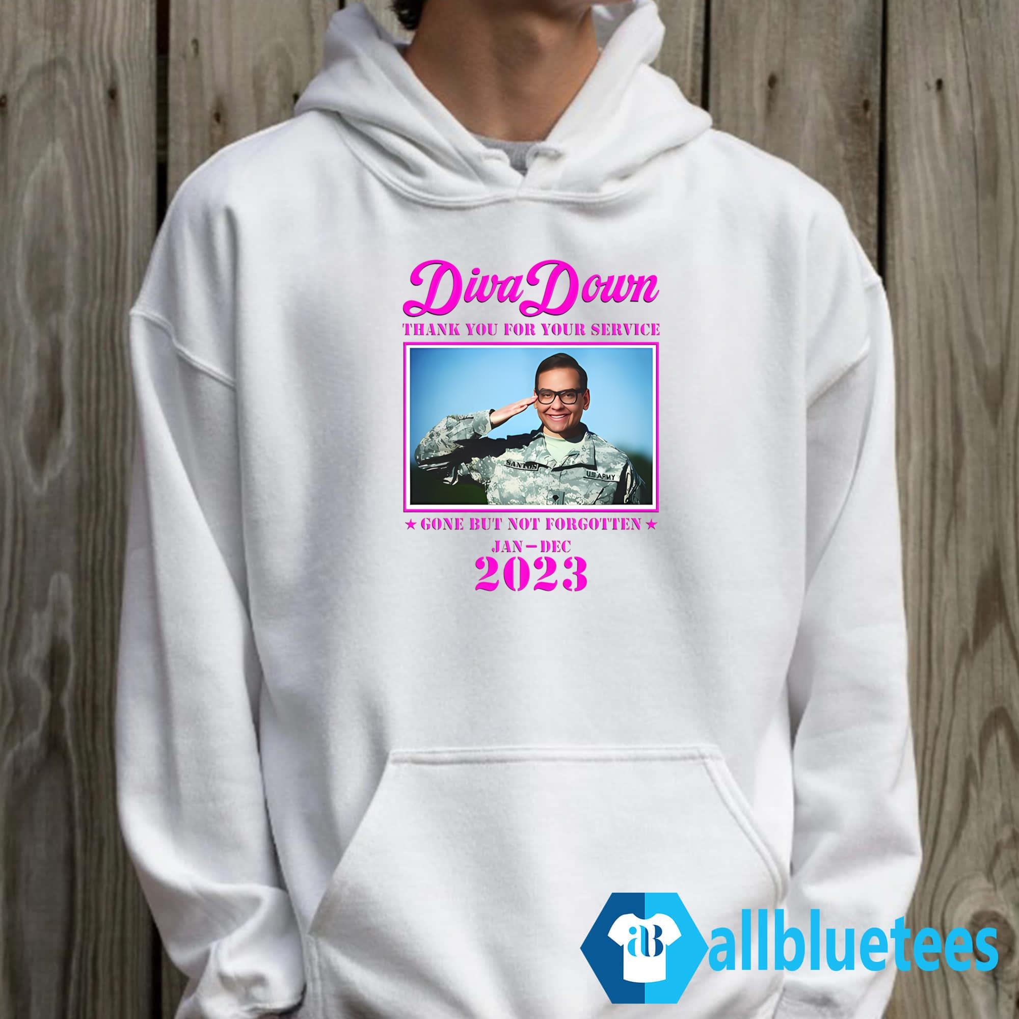 Diva Down Thank You For Your Service George Santos Shirt