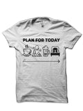 Black Simple Plan For  Today Coffee Camping Beer Fuck T-Shirt Hoodie, Sweatshirt | CoreVibeTees.com