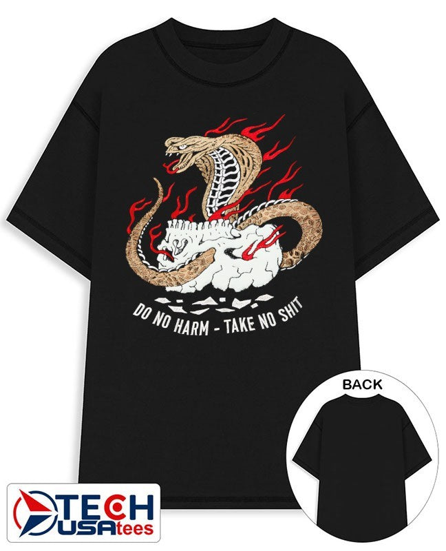 Do no harm take no shit snake shirt