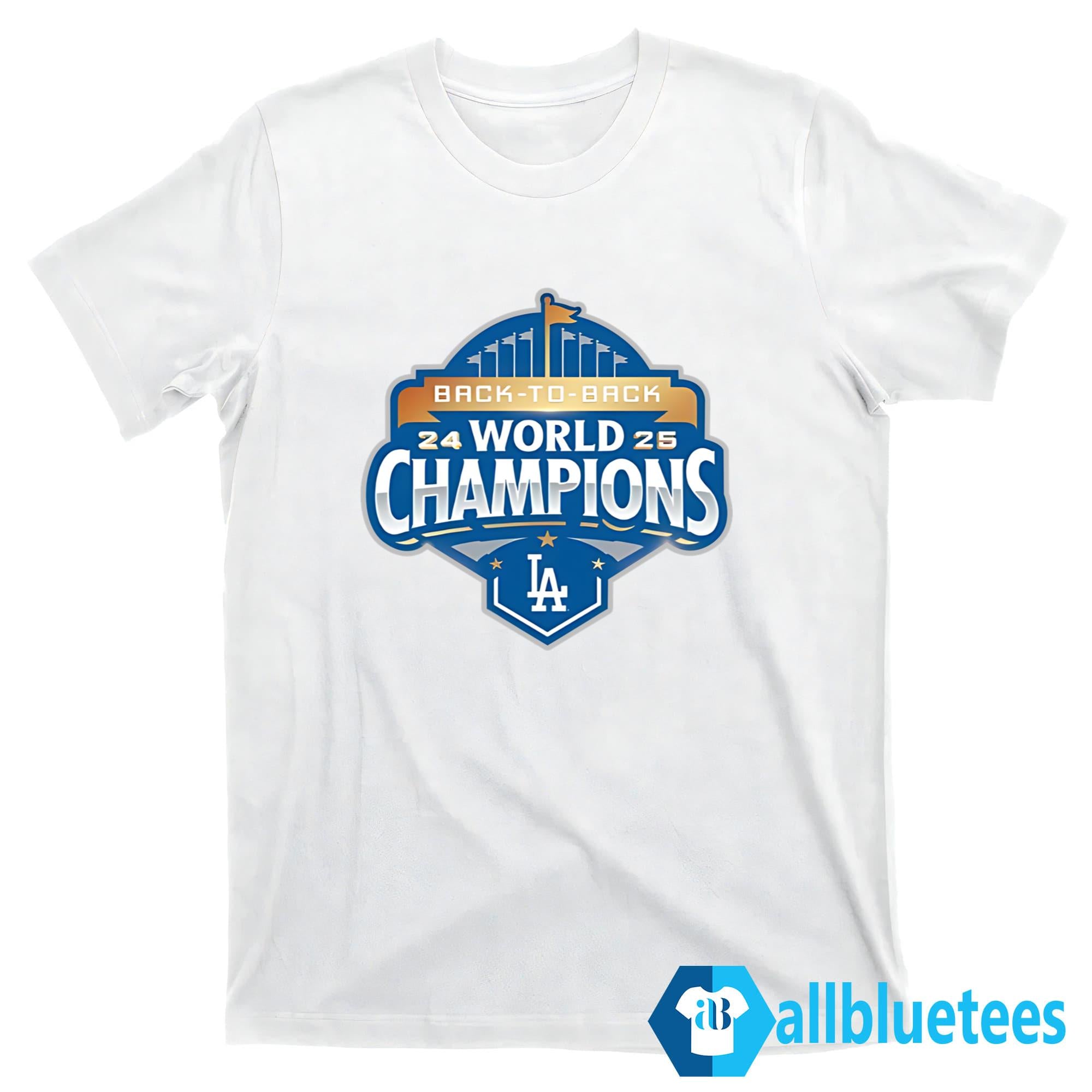 Dodgers Celebration Champions Back To Back Shirt