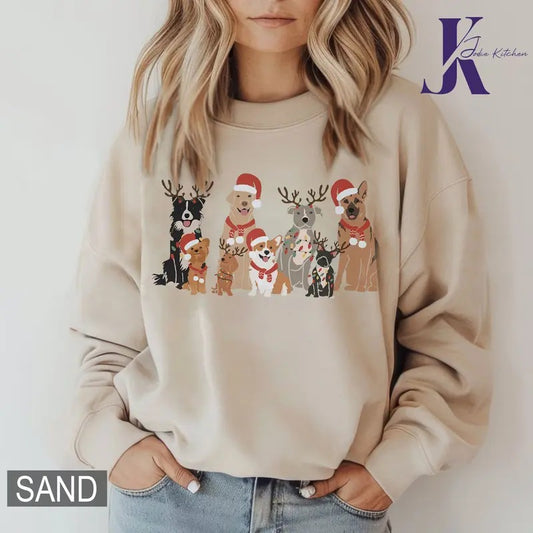 Dog Christmas Sweatshirt, Xmas Dog Sweater, Christmas Movie Shirt, Dog Lover Gif, Dog Mom Shirt, Merry Christmas Shirt