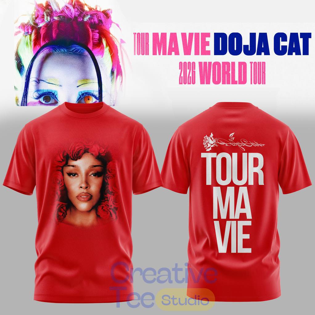 Doja Cat Ma Vie World Tour 2026 Exclusive T-Shirt