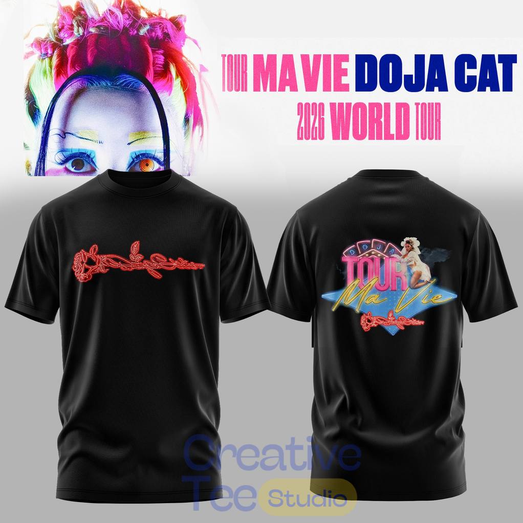 Doja Cat Ma Vie World Tour 2026 Exclusive T-Shirt