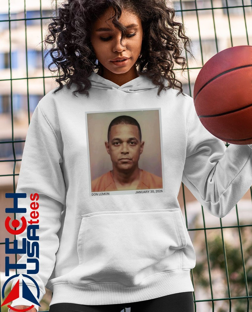 Don Lemon 2026 mugshot shirt