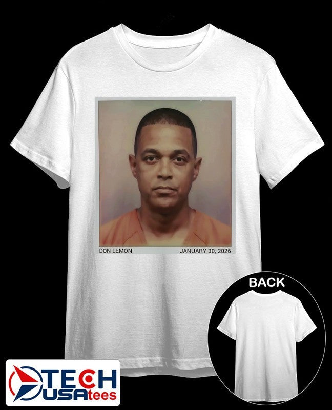 Don Lemon 2026 mugshot shirt