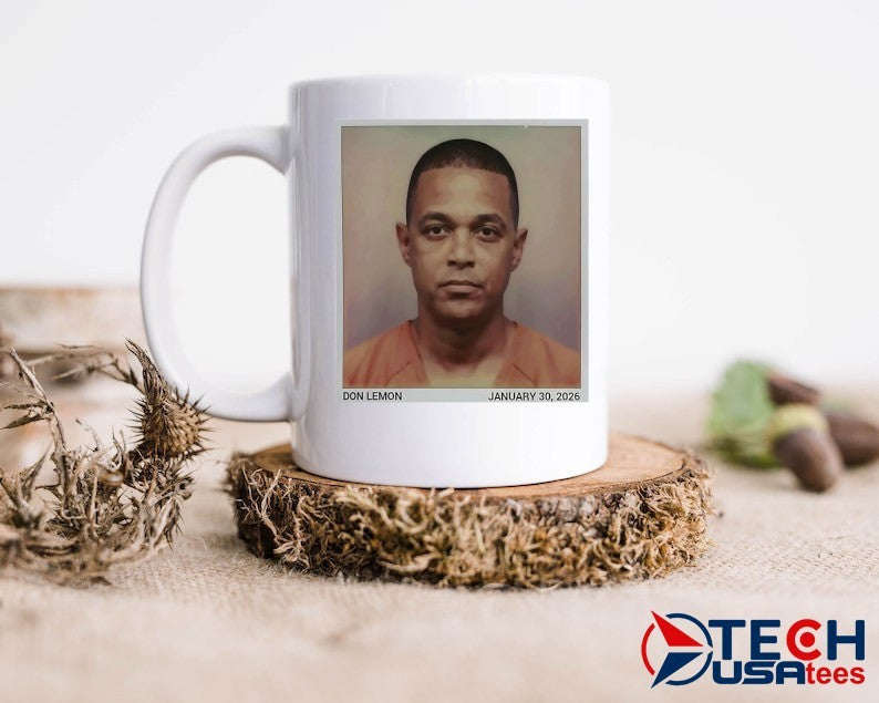 Don Lemon 2026 mugshot shirt