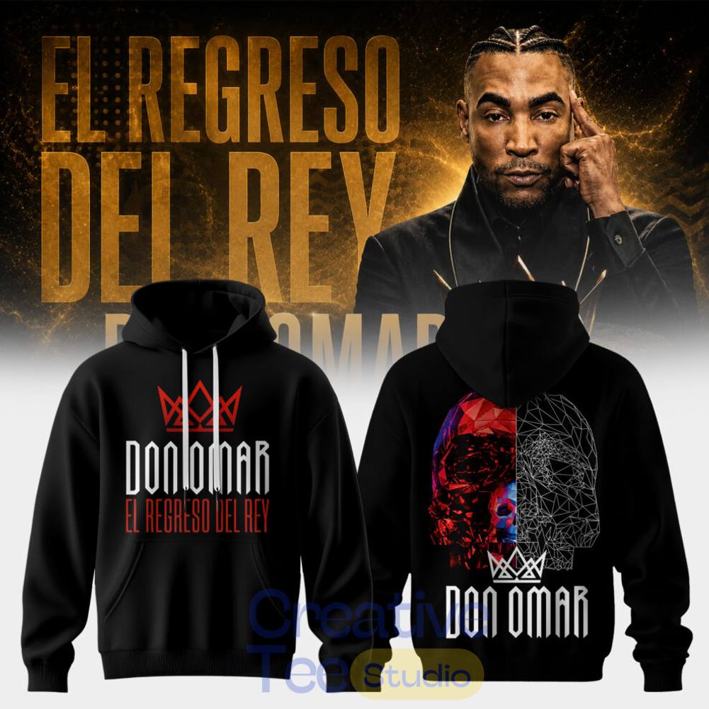 Don Omar El Regreso Del Rey World Tour 2026 Special Tee Hoodie