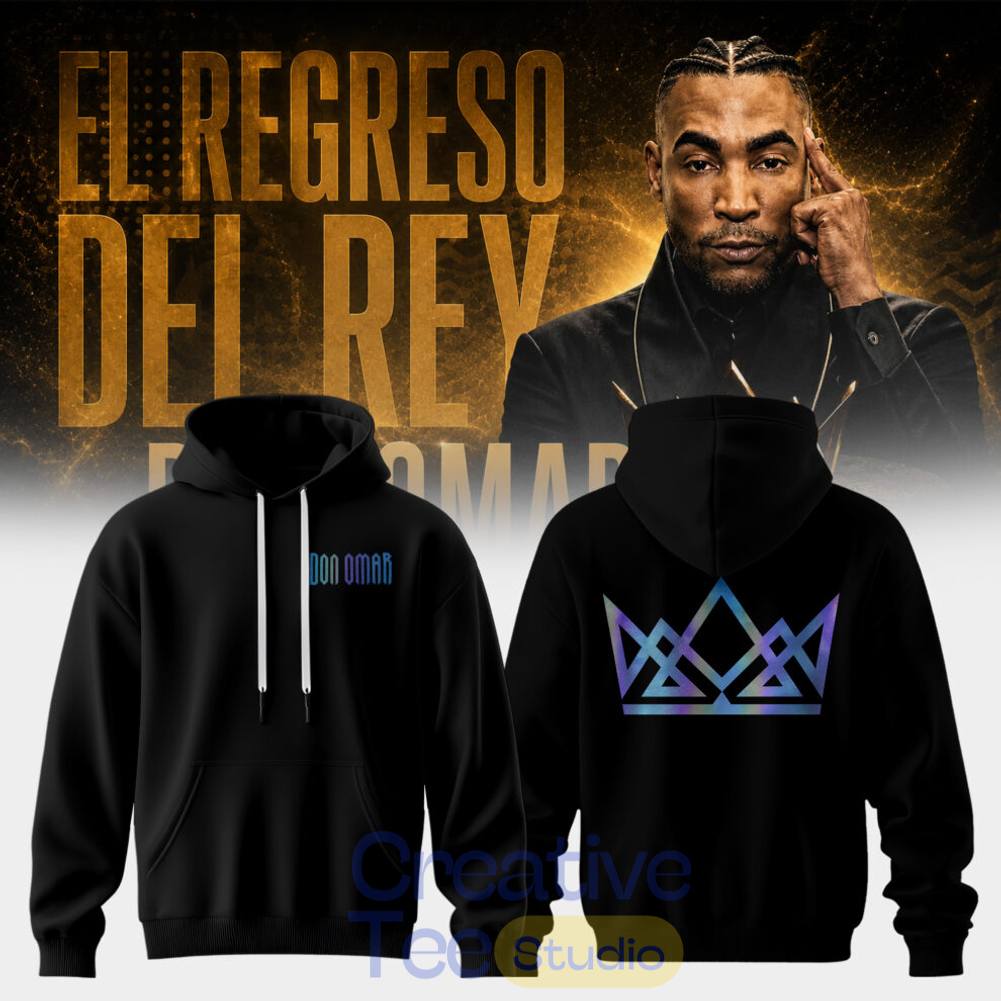 Don Omar El Regreso Del Rey World Tour 2026 Special Tee Hoodie