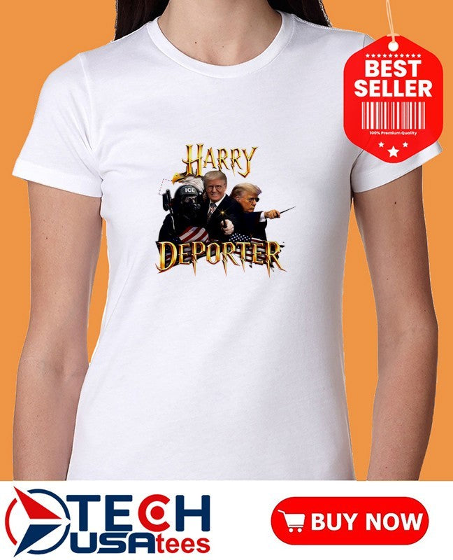 Donald Trump Harry Deporter parody shirt