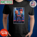 Donald Trump on the podium with Elon Musk wear MAGA hat shirt