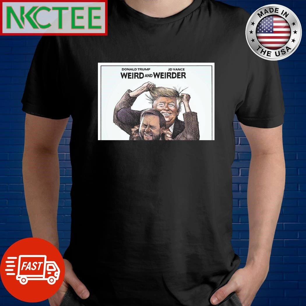 Donald Trump weird and JD Vance weirder shirt