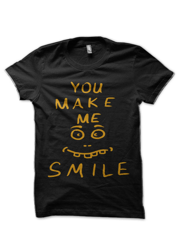 You Make Me Smile Black T-Shirt Hoodie, Sweatshirt | CoreVibeTees.com