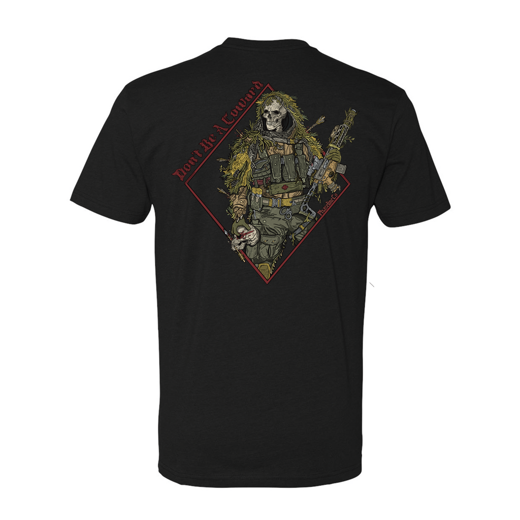 Don't Be a Coward Tee Hoodie, Sweatshirt | CoreVibeTees.com (Image 2)