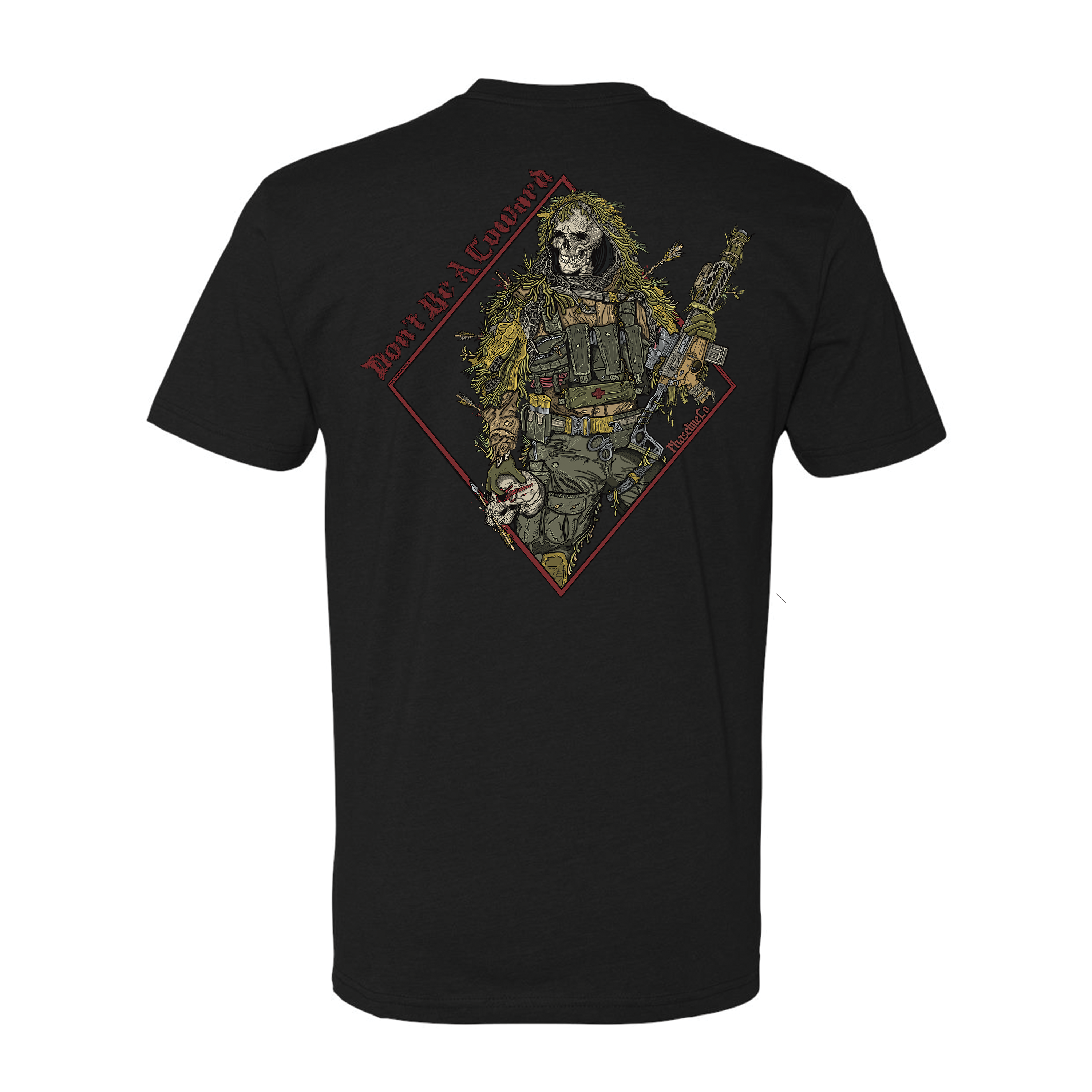 Don't Be a Coward Tee Hoodie, Sweatshirt | CoreVibeTees.com (Image 2)