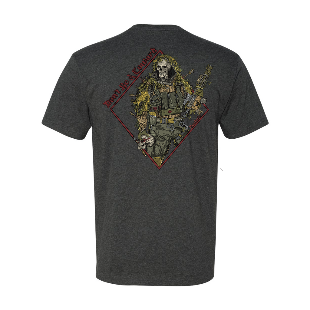 Don't Be a Coward Tee Hoodie, Sweatshirt | CoreVibeTees.com (Image 3)