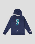 Double Play Reversible Hoodie Home and Away - Seattle Mariners T-Shirts, Sweatshirt | CoreVibeTees.com (Image 1)