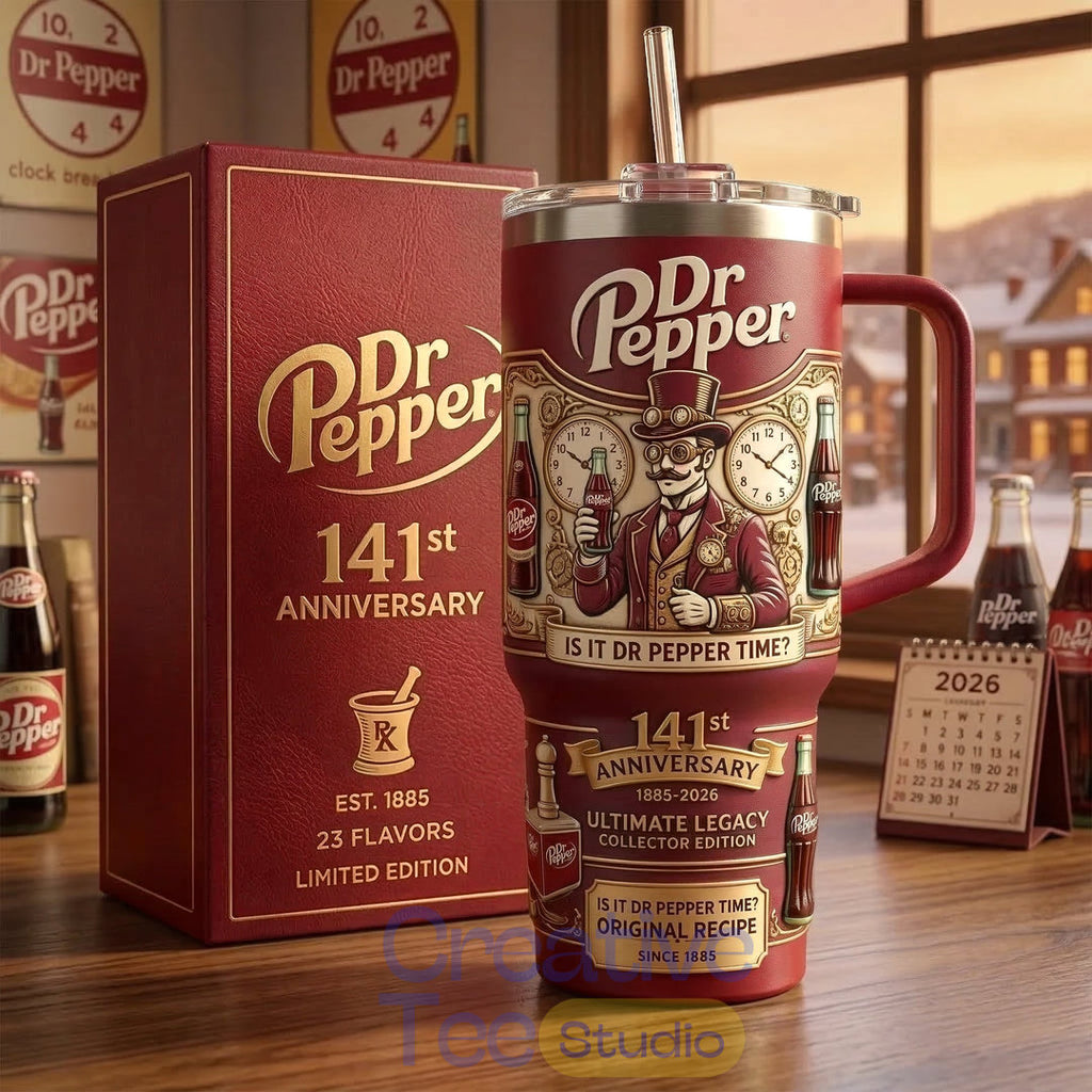 Dr Pepper 141th Anniversary YETI Tumbler
