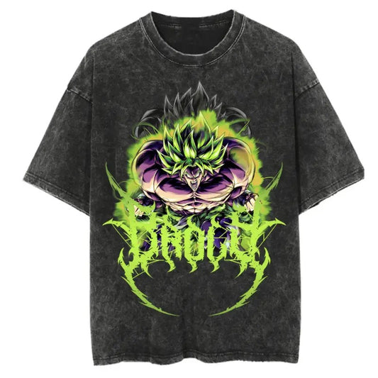 Dragon Ball Broly Maniac Vintage Tee Unisex T-Shirt, Dragon Ball T-shirt, Anime T-Shirt, Full Color, For Men, For Women Sweatshirt, Hoodie, Comfort Colors