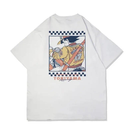 Dragon Ball Goku Retro T-shirt, Anime Shirt, Vintage Unisex Graphic Tees, Cotton Shirt