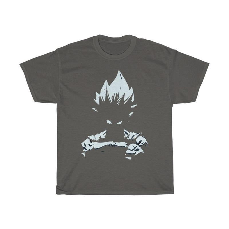 Dragon Ball T Shirt, Top T-Shirt Tee Shirt DragonBallZ Saiyan DBZ Vegeta (No Text) Tee Golds Gym Inspired, Dragon Ball Z T shirt, dragon ball, dad gift, Anime gift, Message Us! Sweatshirt, Hoodie, Comfort Colors