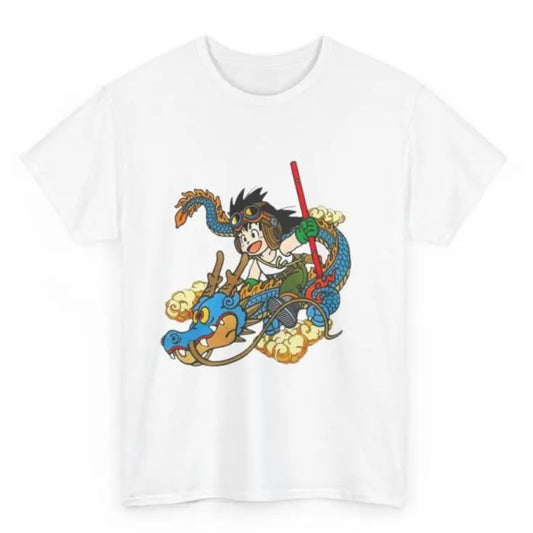 Dragon Ball Z Goku on Dragon Graphic T-Shirt, Anime Adventure Tee, Classic Goku Riding Dragon Shirt, Unisex Menswear Womenswear Tee, All Sizes S-3XL, More Colors Available, Anime Fan Gift Sweatshirt, Hoodie, Comfort Colors