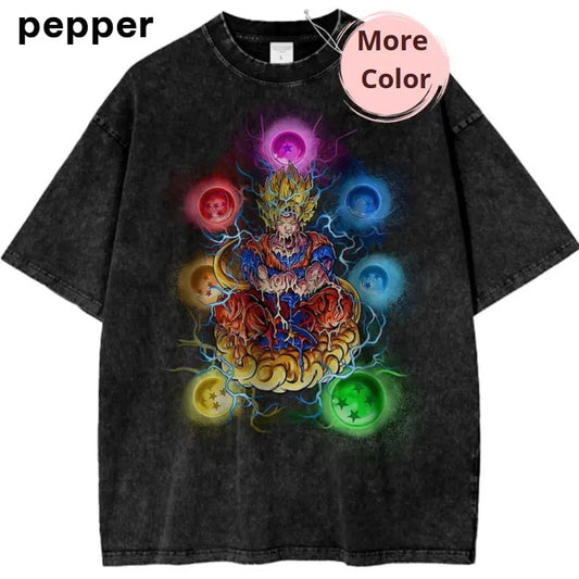 Dragon Ball Z Vintage Tee, Son Goku Anime Shirt, DBZ T-Shirt, anime Graphic Tee,  vintage clothing men, anime clothing, Menswear Top Shortsleeve