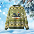 Dragon Read Book Ugly Christmas Sweater
