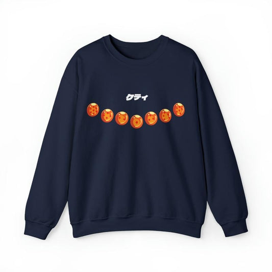 DragonBall Heavyweight Unisex Sweatshirt Anime Manga Japanese Clothing Goku Vegeta Mens Womens