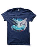 Toothless and Light Fury (How to Train Your Dragon 3) Navy Blue T-Shirt Hoodie, Sweatshirt | CoreVibeTees.com