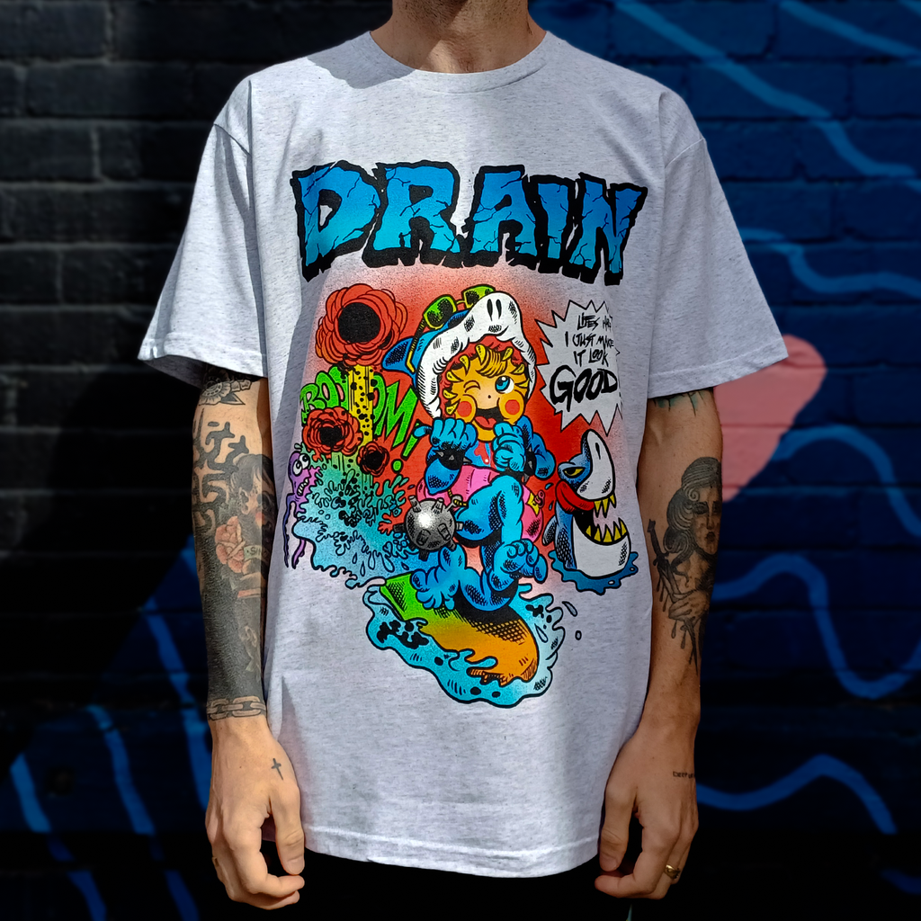 Comic Book T-Shirt (White Marle) Hoodie, Sweatshirt | CoreVibeTees.com (Image 2)