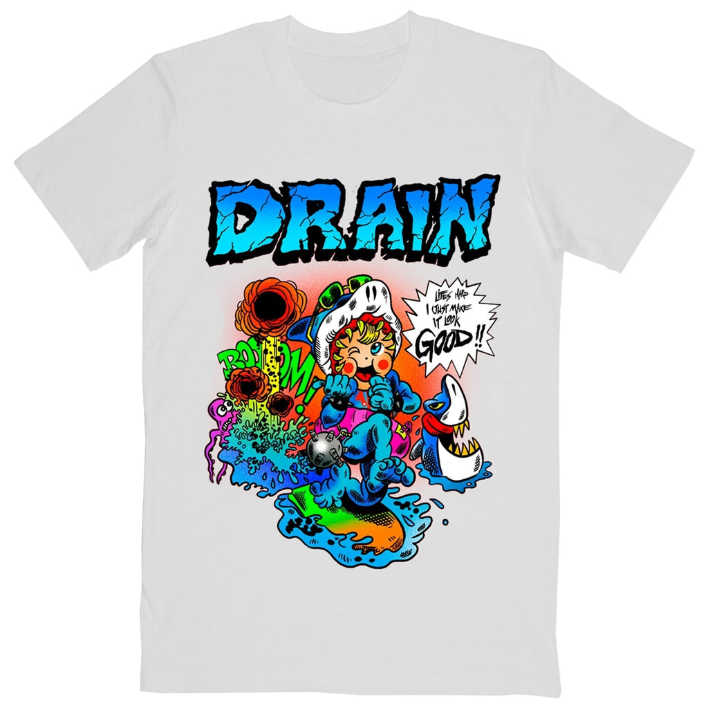 Comic Book T-Shirt (White Marle) Hoodie, Sweatshirt | CoreVibeTees.com (Image 1)