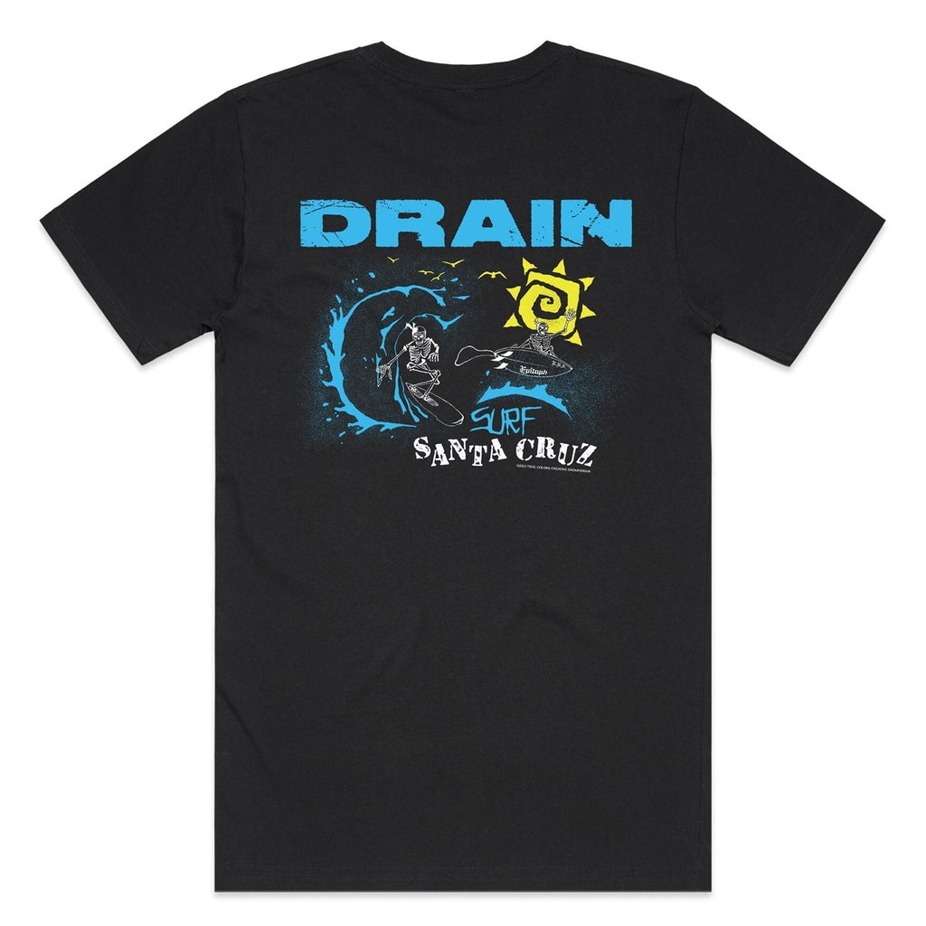 Surf Santa Cruz T-Shirt (Black) Hoodie, Sweatshirt | CoreVibeTees.com (Image 3)