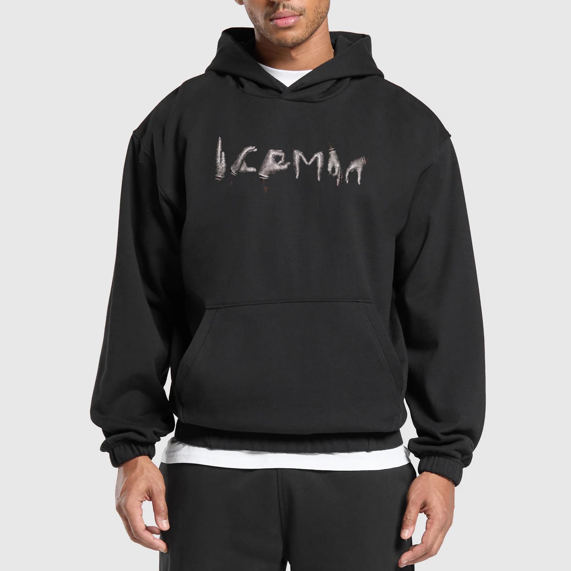Drake Crystal Gloves Iceman Shirt