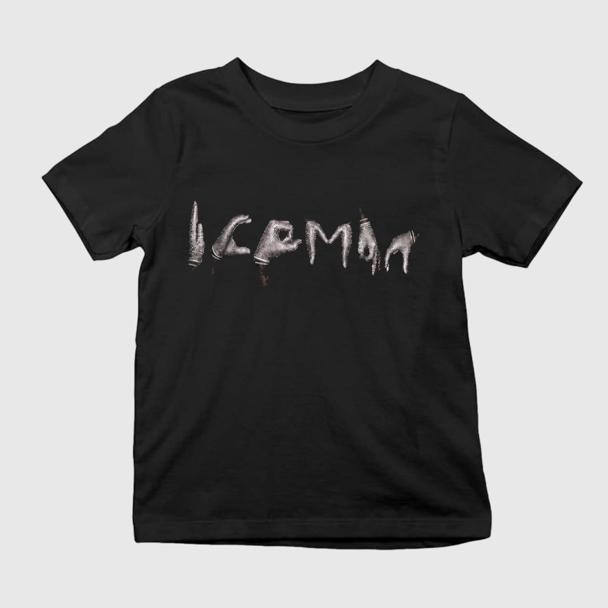Drake Crystal Gloves Iceman Shirt