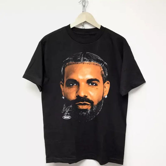 Drake Graphic T-Shirt, Hip Hop Icon Tee, Music Fan Shirt, Cotton Crew Neck T-Shirt, Unisex Top for Men, for Women, Gift for Him, Gift for Her, Menswear, Womenswear Top