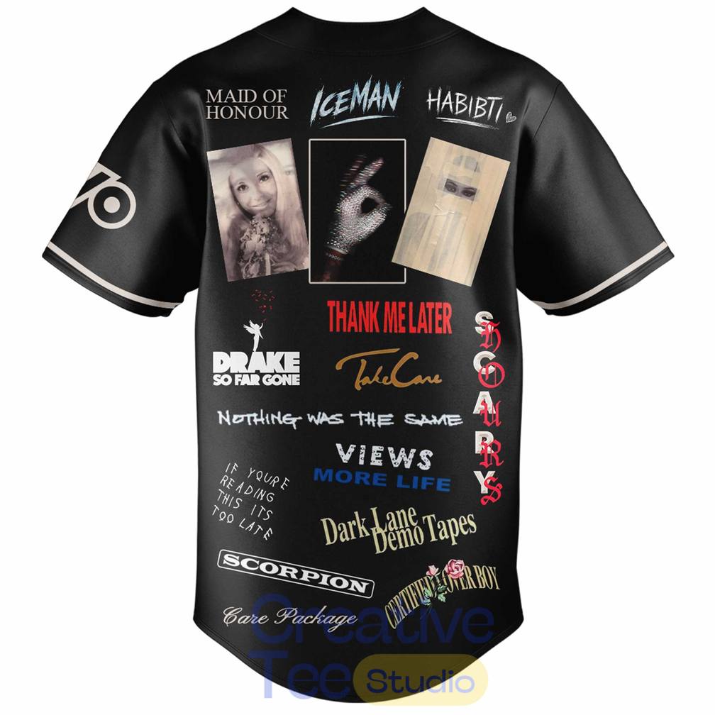 Drake Iceman Maid of Honour & Habibti Special Baseball Jersey