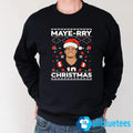 Drake Maye Maye-rry Christmas Sweatshirt
