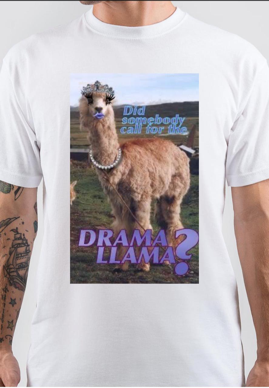 Drama Llama T-Shirt Hoodie, Sweatshirt | CoreVibeTees.com