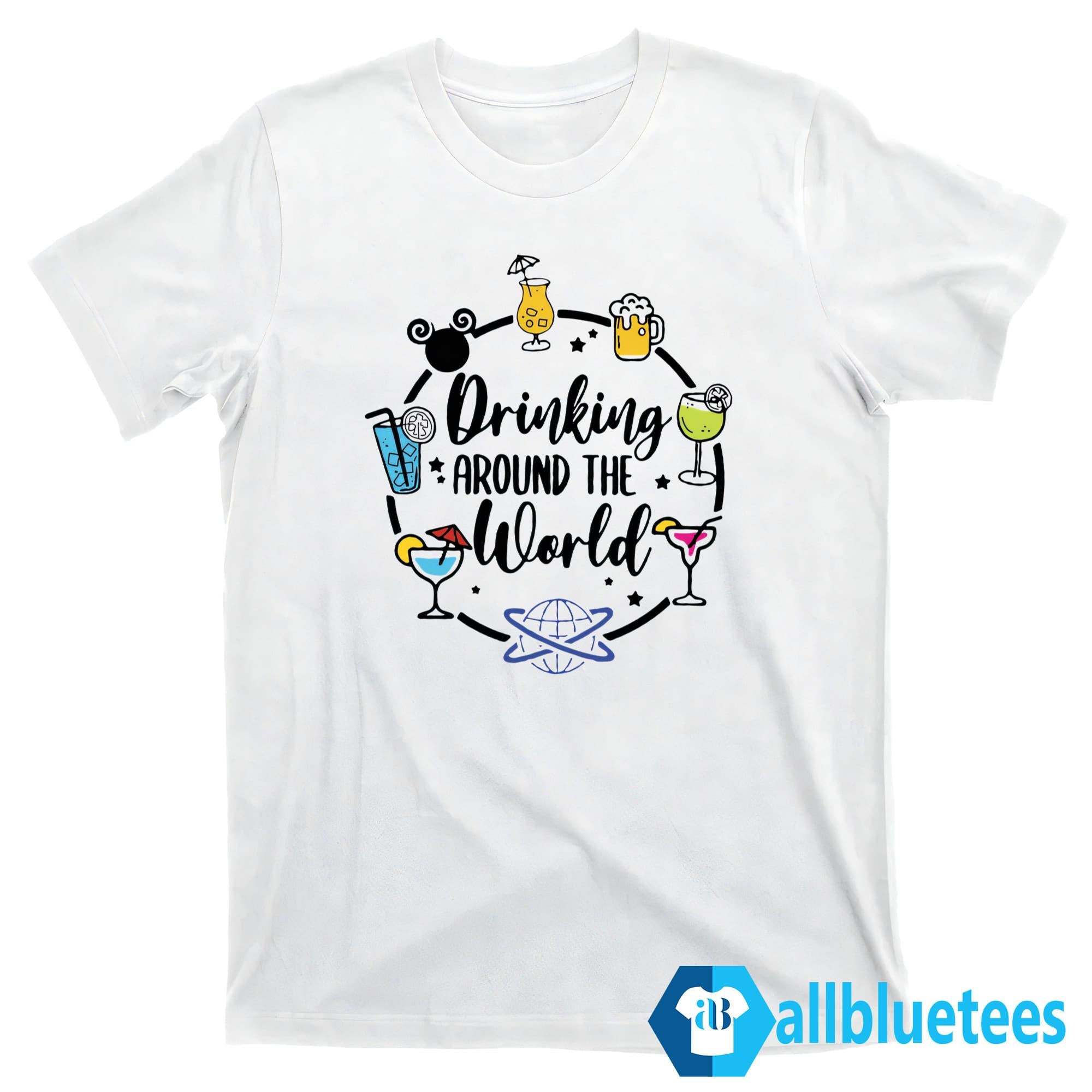 Drinking Around The World Epcot Shirt