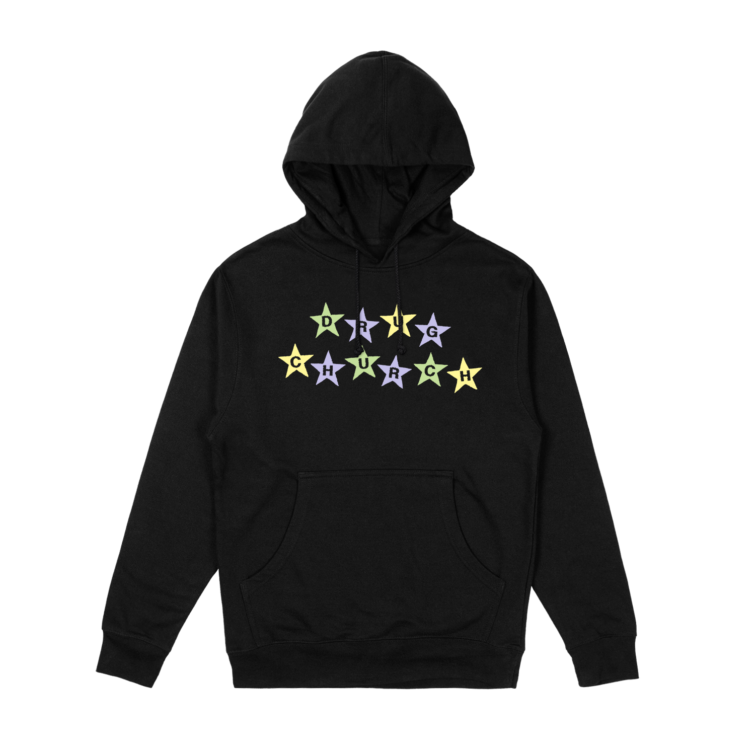Drug Church - Pastel Stars TOUR Hoodie T-Shirts, Sweatshirt | CoreVibeTees.com (Image 1)