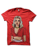 Dua Lipa Red T-Shirt Hoodie, Sweatshirt | CoreVibeTees.com