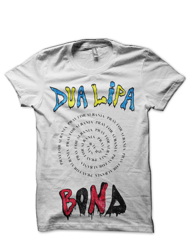 Dua Lipa White T-Shirt Style002 Hoodie, Sweatshirt | CoreVibeTees.com