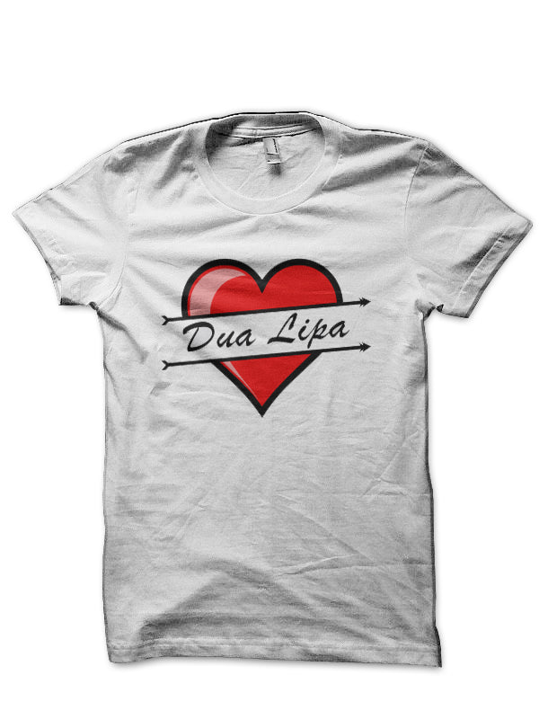 Dua Lipa White T-Shirt Style001 Hoodie, Sweatshirt | CoreVibeTees.com